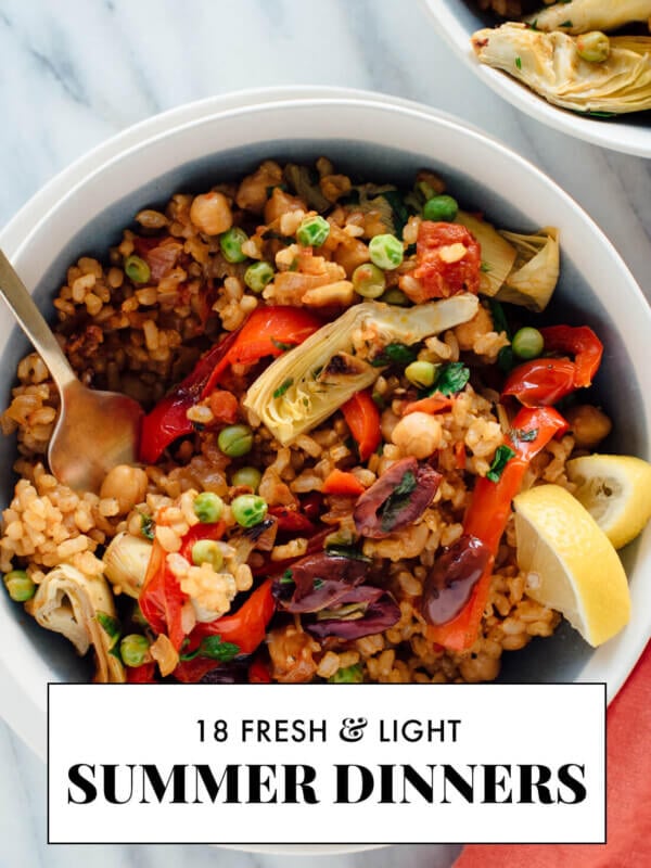 18 fresh and light summer dinner recipes